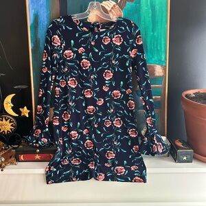 Cynthia Steffe Navy Floral Dress Size XS